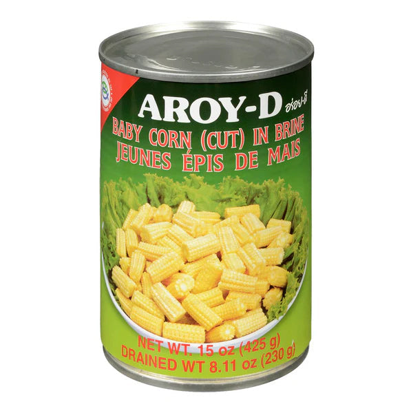 Aroy D Baby Corn Cut 425 g