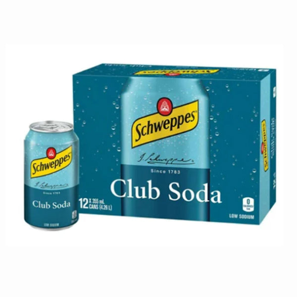 Schweppes Club Soda Pallet 12x355 mL