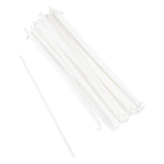 Stone 9in Jumbo Wrapped Straws 300 ct