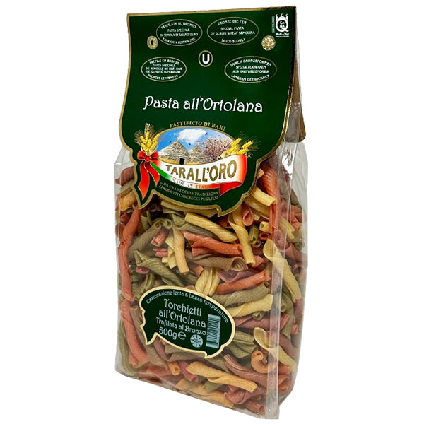 Tarall'oro Torchietti Ortolano 3 Colours Pasta 500 g