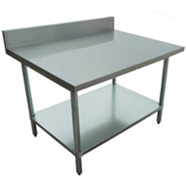 EFI 30*48 Backsplash Stainless Work Table