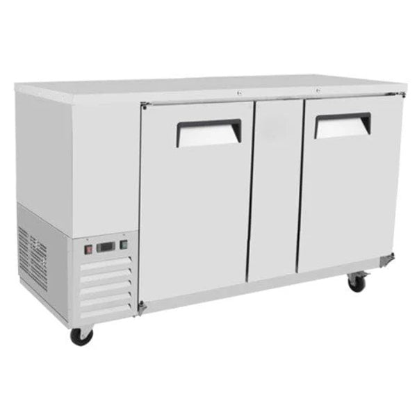 Suttonaire Mbb59 58" Double Solid Door Back Bar Cooler