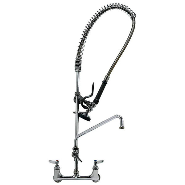 Omega Prf12 Pre-rinse Wall Mounted Faucet (no Gooseneck)
