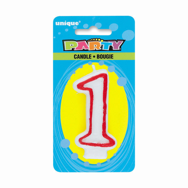 Unique Deluxe Numeral Candle 1