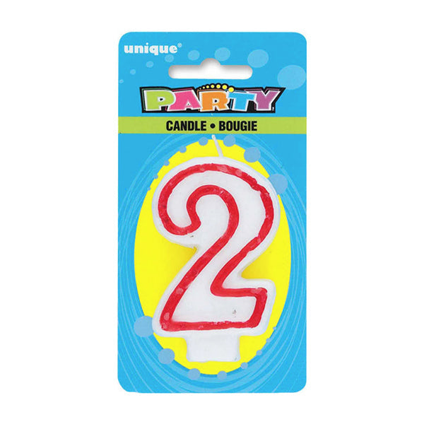 Unique Deluxe Numeral Candle 2