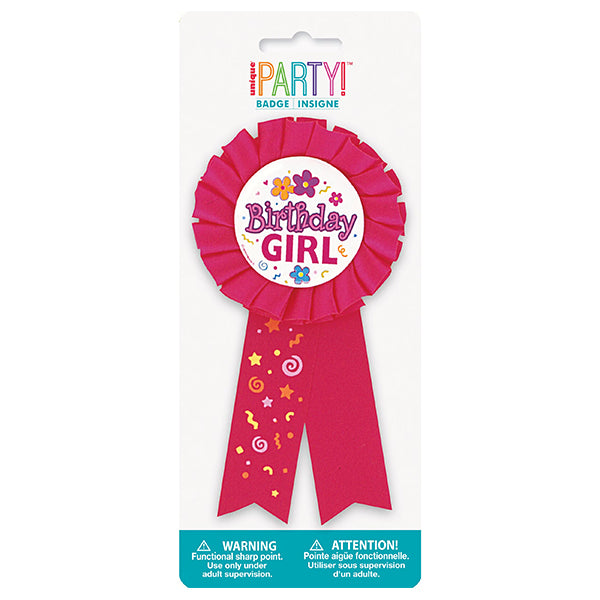 Unique Birthday Girl Award Ribbon