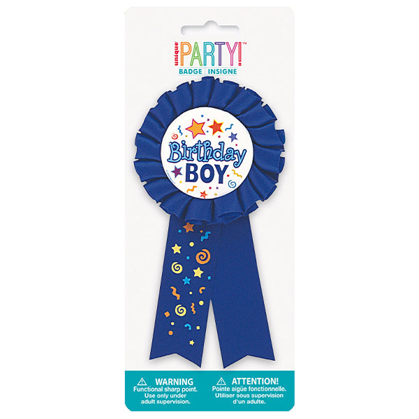 Unique Birthday Boy Award Ribbon