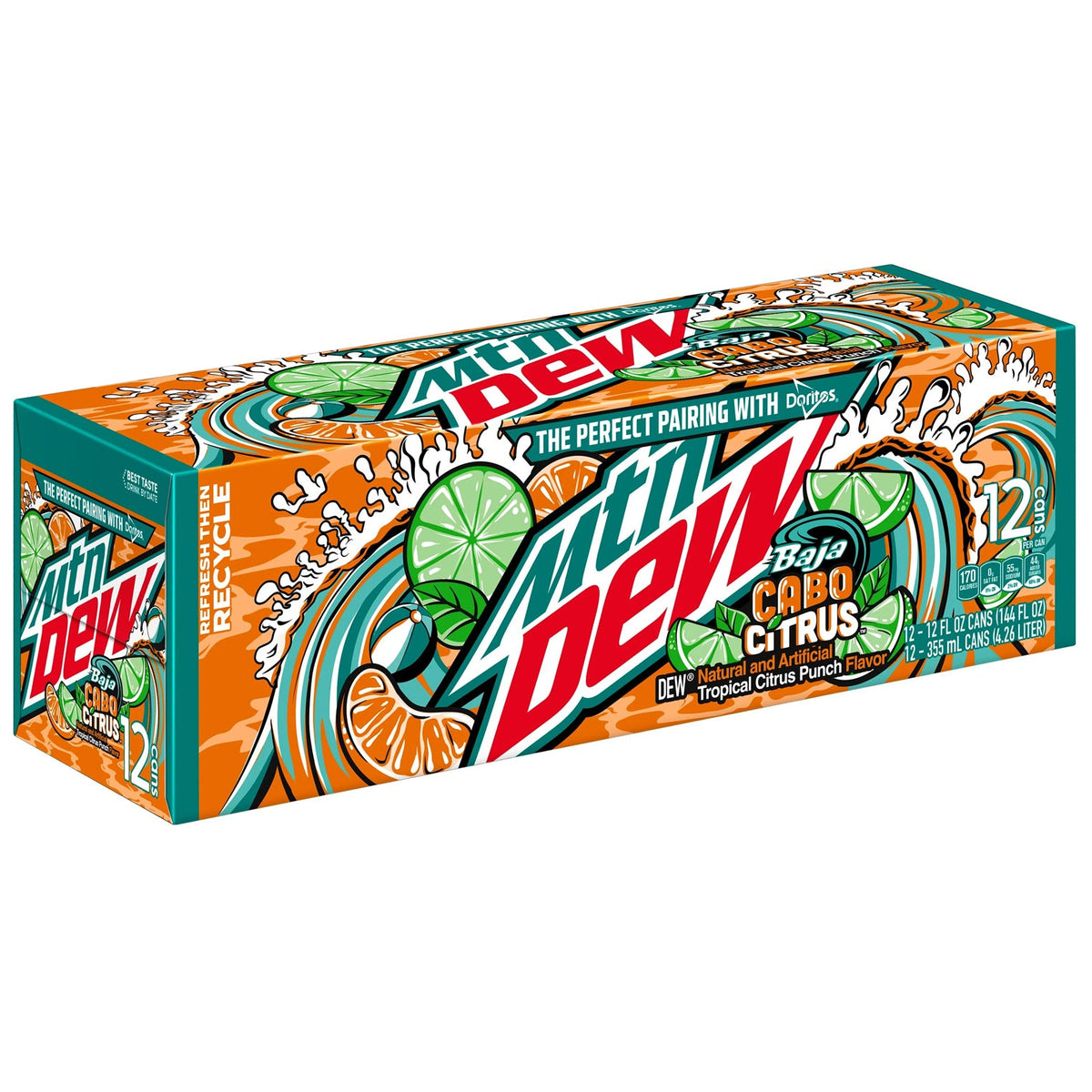 Mountain Dew Baja Blast Cabo Citrus 355 mL