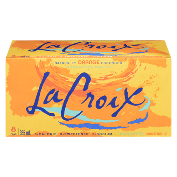 La Croix Orange Flavoured Water 355 mL