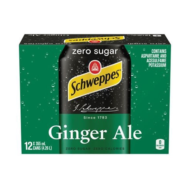 Schweppes Gingerale Zero Sugar 355 mL