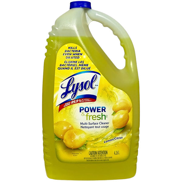 Lysol Multi-surface Lemon 4x4.26 L