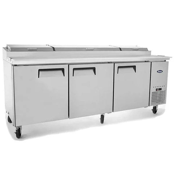 Suttonaire Mpf8203 Triple Door Refrigerated Pizza Prep Tabl