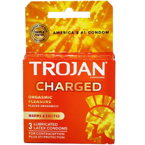 Trojan Charged 3 ct