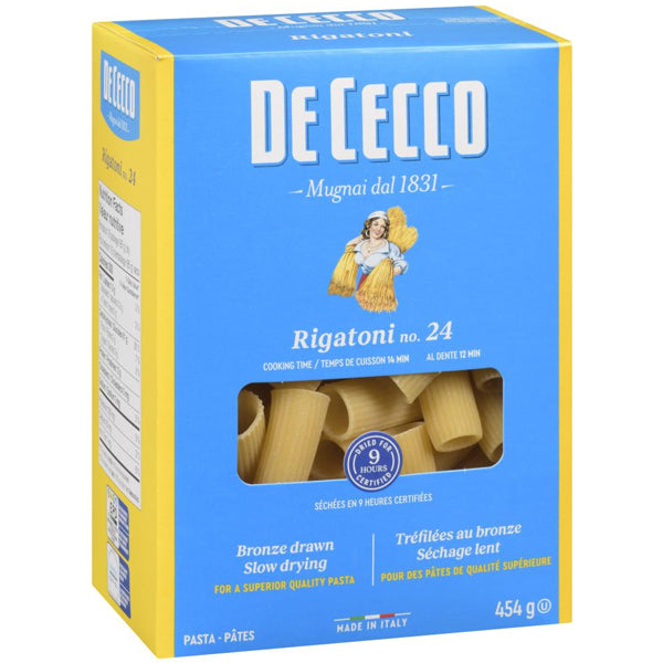 De Cecco #24 Rigatoni 454 g