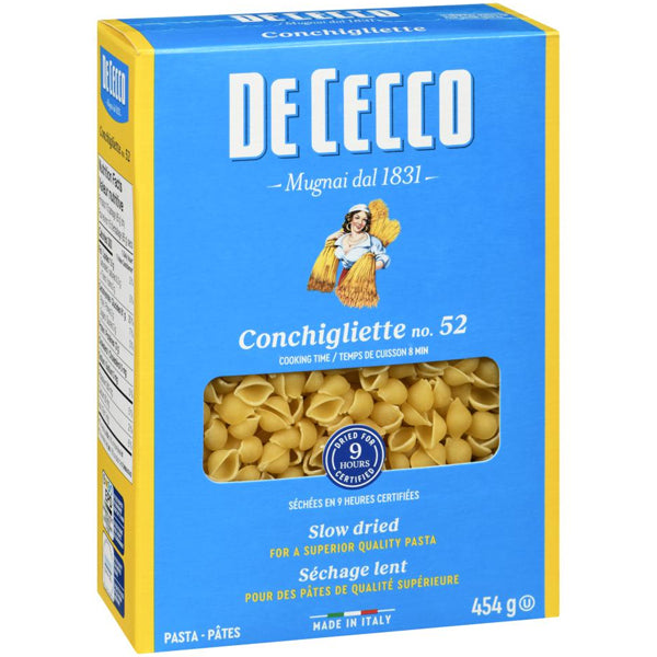 De Cecco #52 Conchigliette 454 g