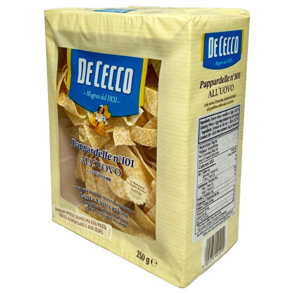 De Cecco #101 Pappardelle All Uovo 250 g