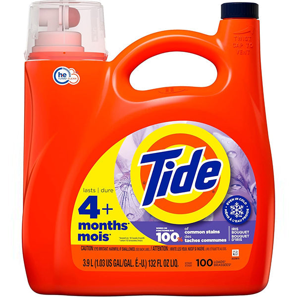 TIDE Liquid Detergent 4PLUS Months Irish 100LOADS 3.9 L