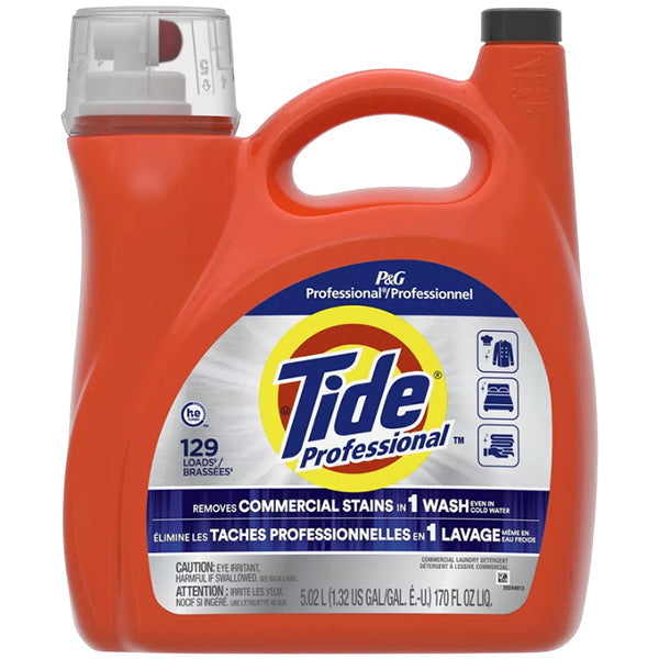 Tide Professional Liquid Laundry Detergent 129LOADS 4x5.02 L