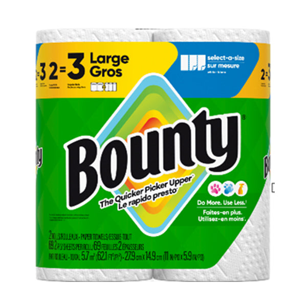 Bounty Select a Size Paper Towel 2=3rolls 2-Pack