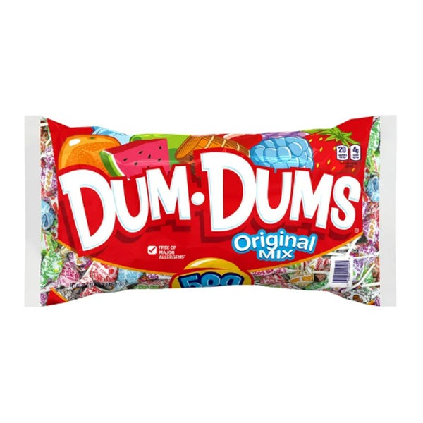 Spangler Dum Dums Original Pops 500 ct 2.42 kg