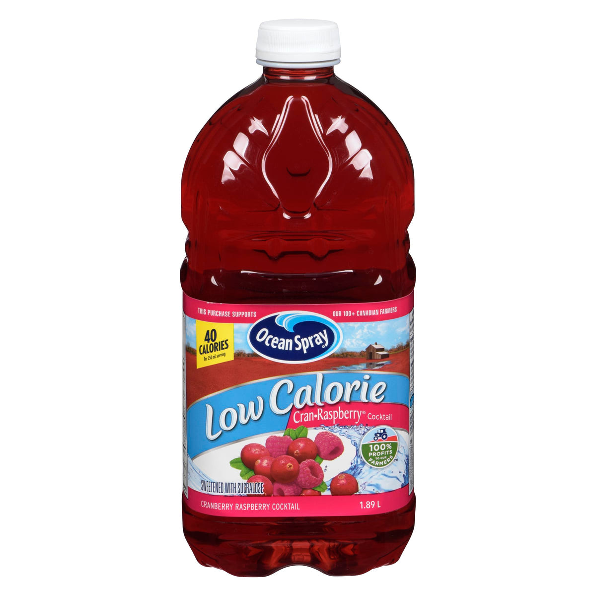 Ocean Spray Cranberry Raspberry Low Calorie 1.89 L