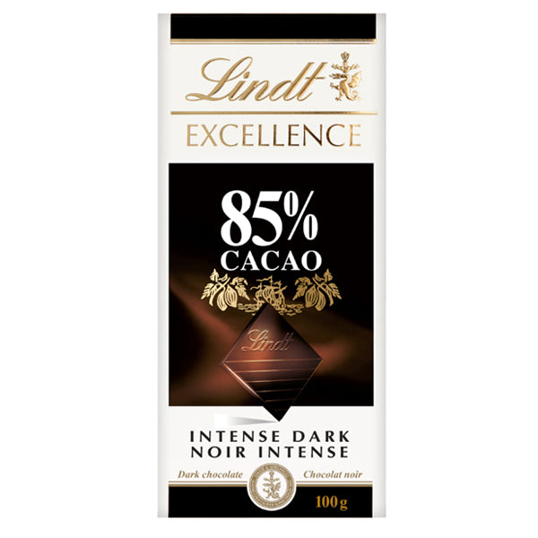 Lindt Excellence 85% Cocoa Bars 100 g