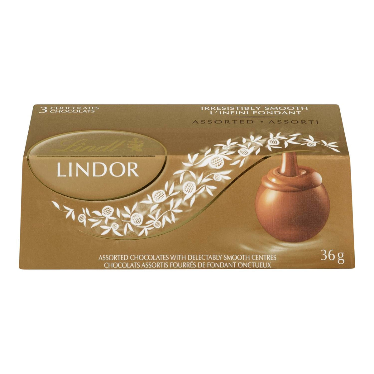 Lindt Lindor 3-Pack Assorted 36 g