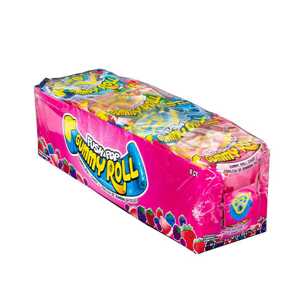 Bazooka Brands Push Pop Gummy Roll 40 g