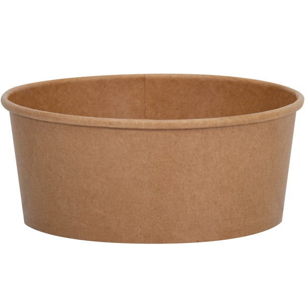 DART Kraft Squat Paper 24 oz Food Container 50 ct