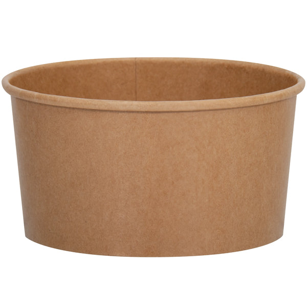 DART Kraft Squat Paper 32 oz Food Container 50 ct