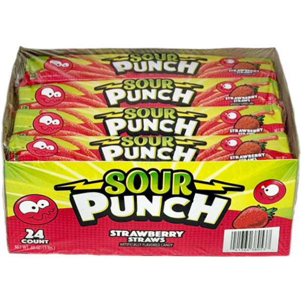Sour Punch Straw Strawberry 57 g