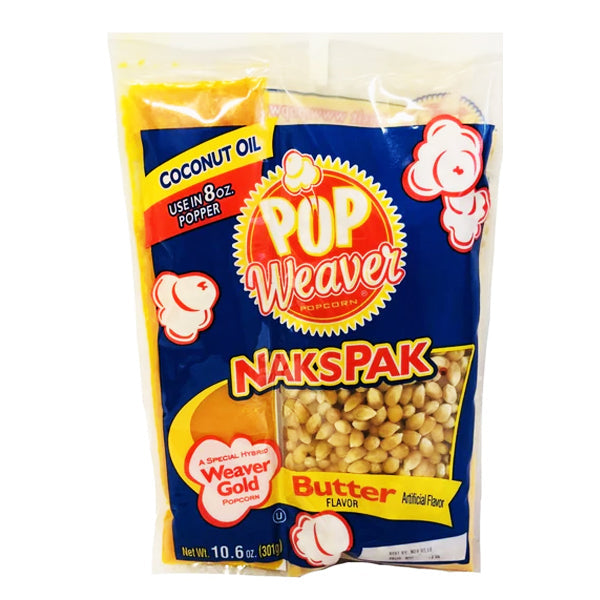 Pop Waver Naks Pak Butter Flavour 8 oz