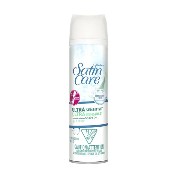 Gillette Satin Care Shave Gel Ultra Sensitive Skin 198 g