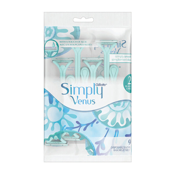 Gilette Simply Venus Disposable Razors 9 ct