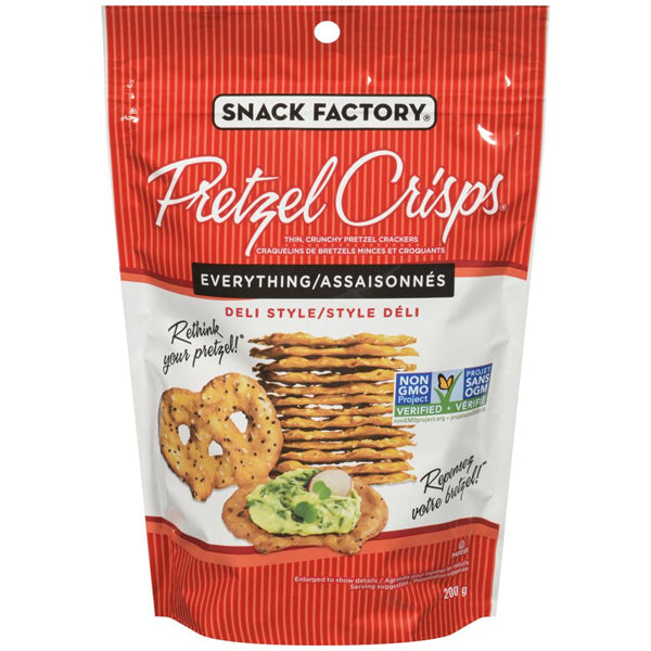 Snack Factory Pretzel Crisps Everything 200 g
