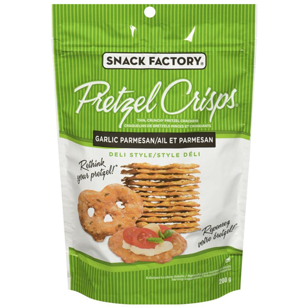 Snack Factory Pretzel Crisps Garlic Parmesan 200 g
