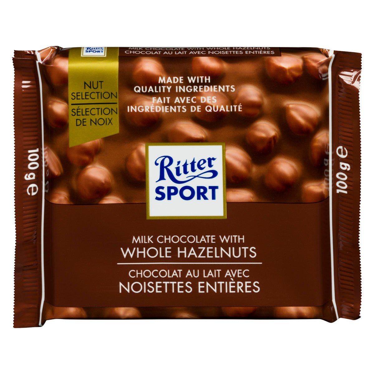 Ritter Milk Whole Hazelnut 100 g