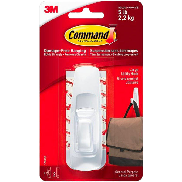 Command Large Utility Hook 5LBS 1-Pack