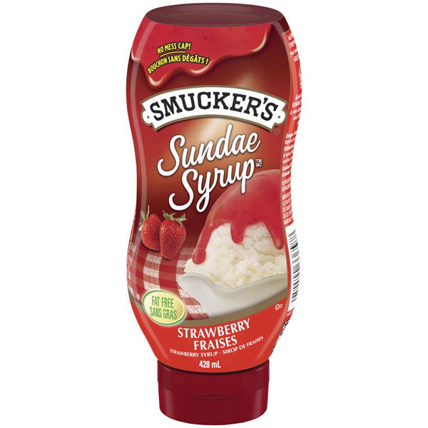 Smuckers Strawberry Sundae Syrup 428 mL