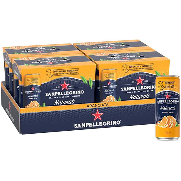 San Pellegrino Aranciata(orange) Cans 330 mL