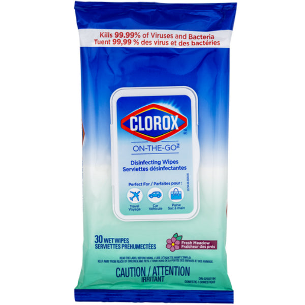 Clorox On the Go 30 Wet Wipes 12 ct