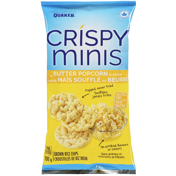 Quaker Crispy Minis Butter Popcorn 100 g