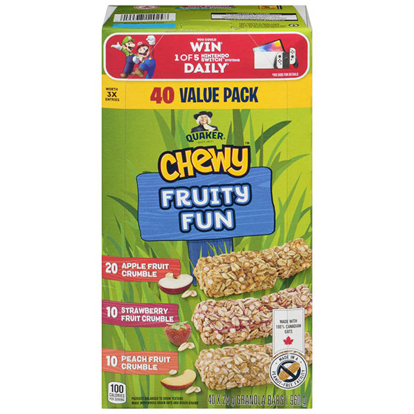 Quaker Chewy Bars Fruity Fun 24 g