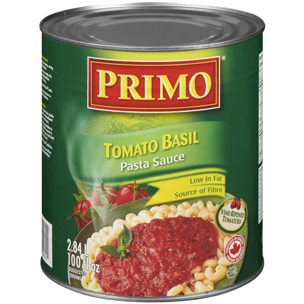 Primo Pasta Sauce Tomato Basil 2.84 L