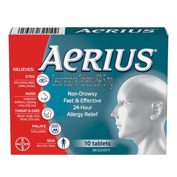 Aerius Allergy Tablet 10 ct