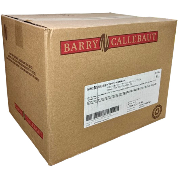 Callebaut Supremely Dk Semi-sweet Chocolate Chunks 45LBS