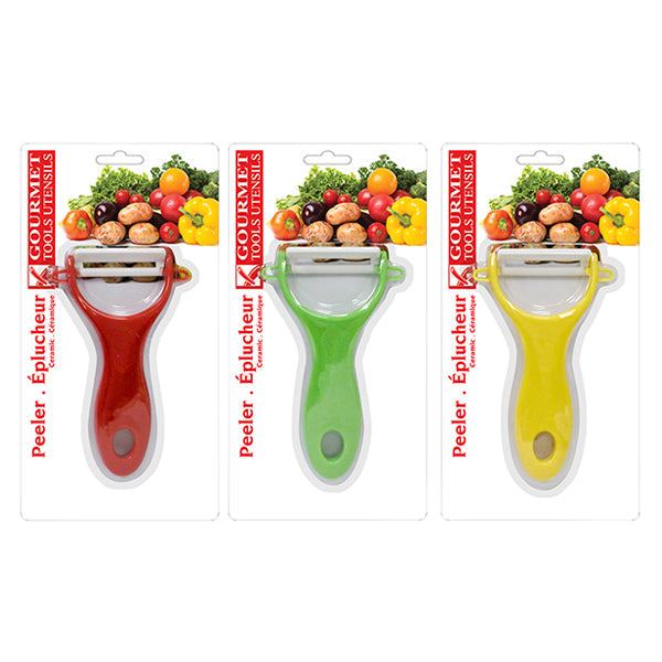 Gourmet Ceramic Peeler 5IN Assorted Colors