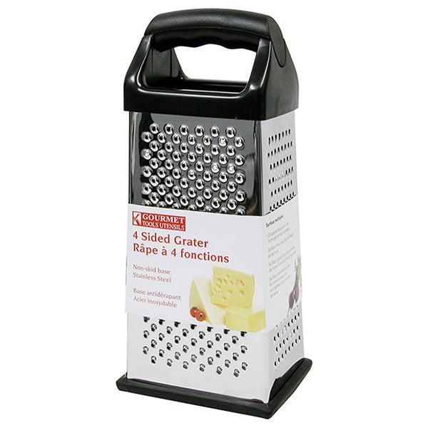 Gourmet Grater 4 Sides Stainless Steel 9IN