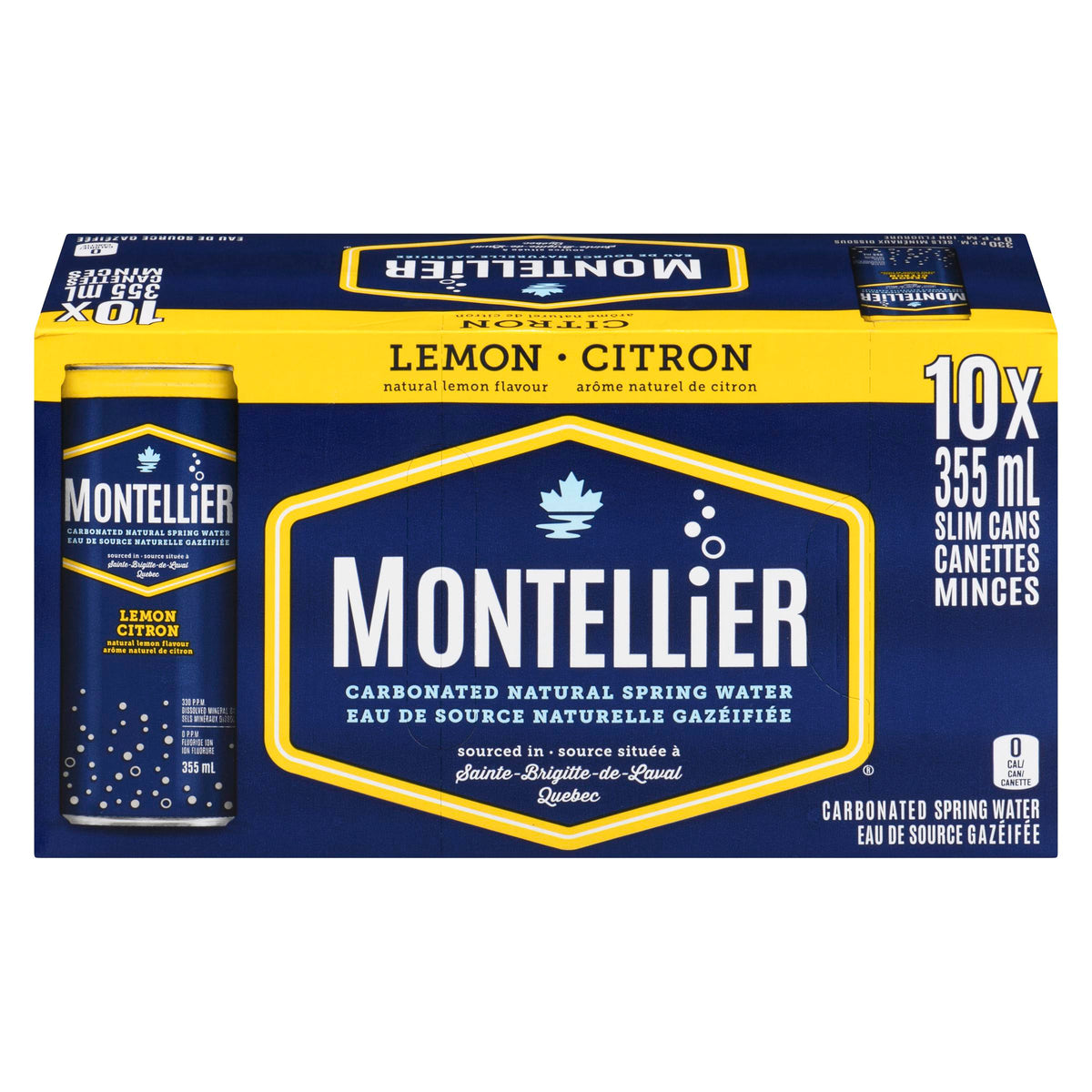 Montellier Lemon Sparkling Water 355 mL