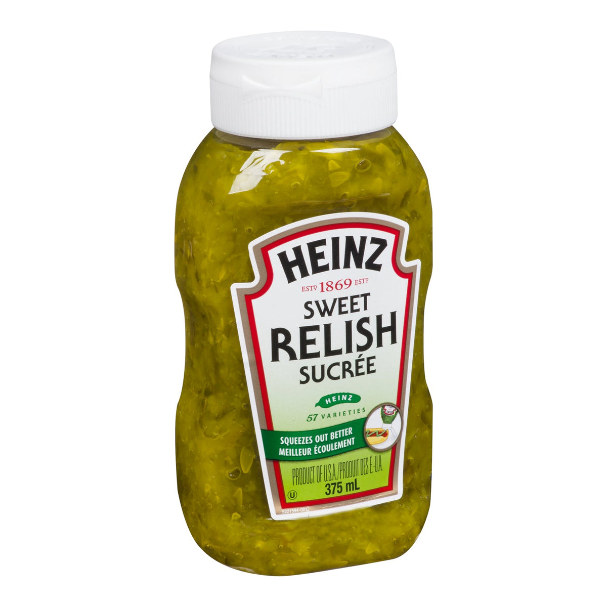 Kraft Heinz Sweet Relish Upside Down 375 mL